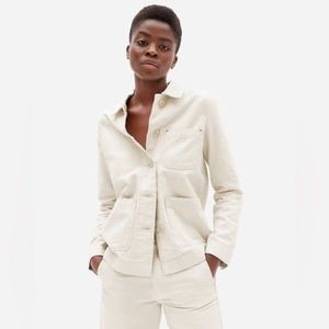 NWT Everlane The Chore Jacket in White Size XS
